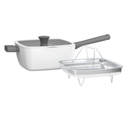 So Yummy by bella 3 Piece Square Pan Set In White