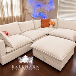 New 5-Piece Modular Cloud Couch Sectionals