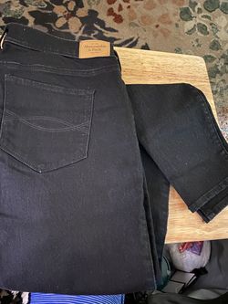 Abercrombie &Fitch black Jeans $$reduced