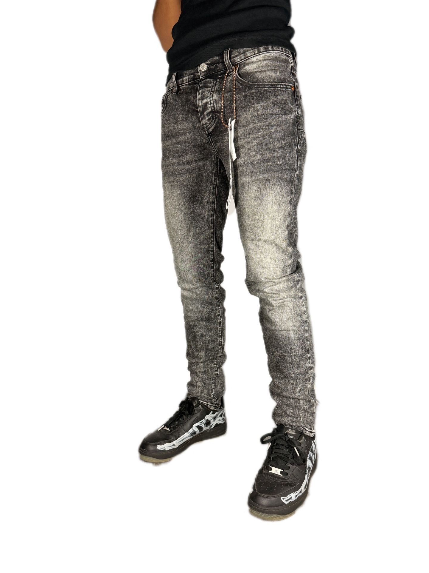 Size 30 Black Purple Brand Skinny Jeans