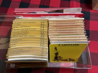 Recipe Cards In plastic Container 4 Brands See Below Description 