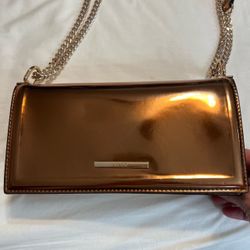 ALDO Chrome Metallic Brown Crossbody