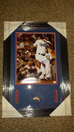 LA Dodgers Andre Ethier autograph