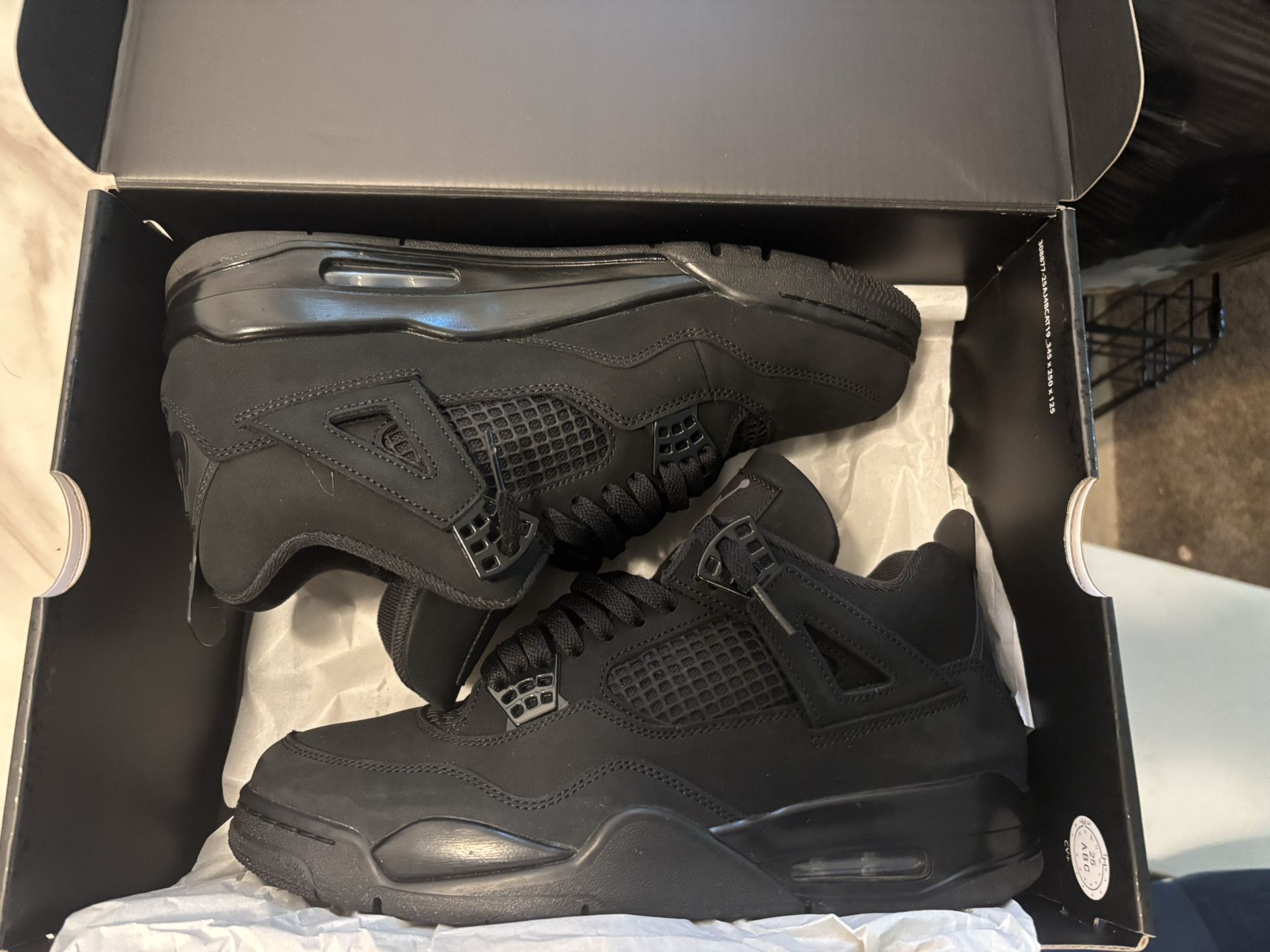 Jordan 4’s Black Cat