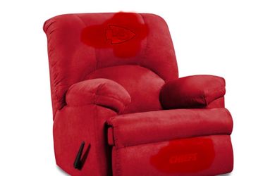 Red recliner chair