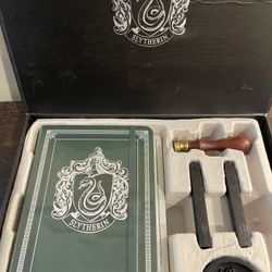 Harry Potter- Slytherin Journal Kit With Wax Stamp