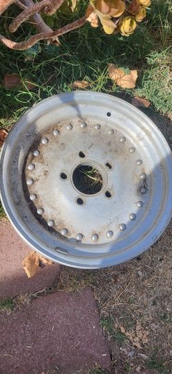 Old School Aluminum Chevy Rims