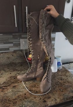 Thigh High Boots (Size 6)