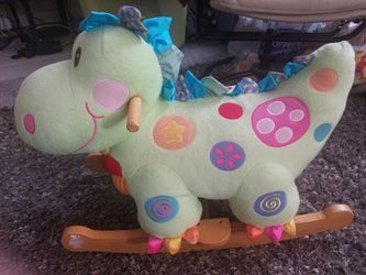 Plush rocking toy