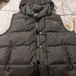 NEW Men's XL Hooded Down Vest