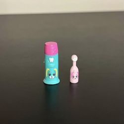 Shopkins Happy Places Toothbrush Toothpaste Bath Set S2 Miniature Decor