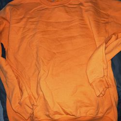 Mens medium orange sweatshirt 