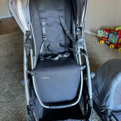 UPPAbaby Vista V2 Double Stroller and Mesa Max Travel System