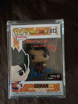 Sign ultimate Gohan game stop exclusive funko pop