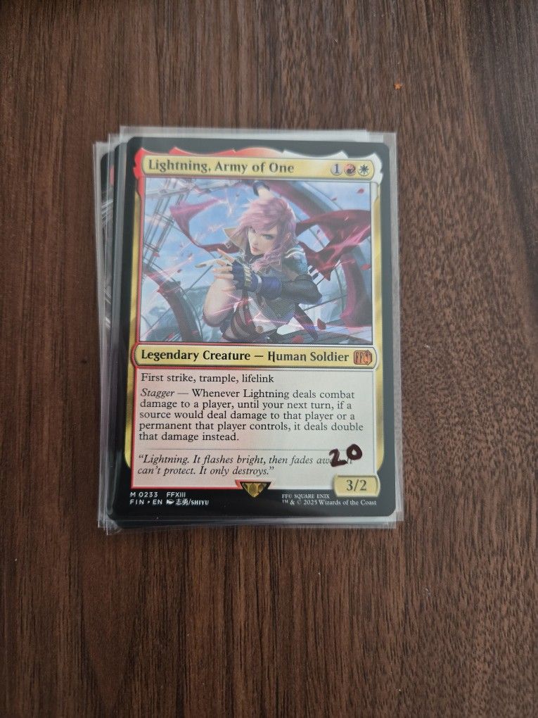 Lightning, Army Of One ~ MTG