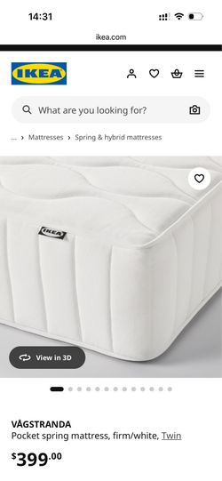 IKEA Twin Plush mattress