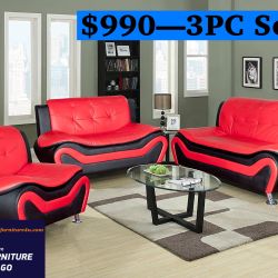 Brand New 3PC Sofa Loveseat Chair Set 