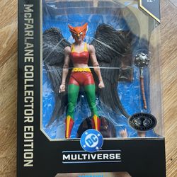 McFarlane DC Collector Edition Platinum Chase Hawkgirl Figure
