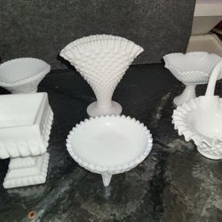 Milky Glass Set 