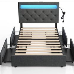 Rolanstar Twin Size Bed Frame