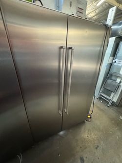 Kitchenaid 48”Stainless Steel Side-by-Side Refrigerator