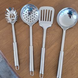 New Stainless Steel Utensils Set