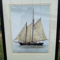 Framed Schooner 