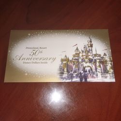 Disneyland Resort 50th Anniversary Envelope NEW