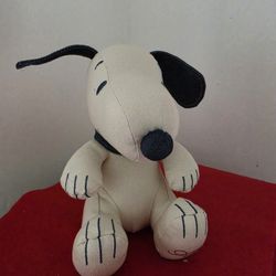 American Eagle Limited Edition Denim Snoopy Peanuts 8” Plush Stuffed Animal AE