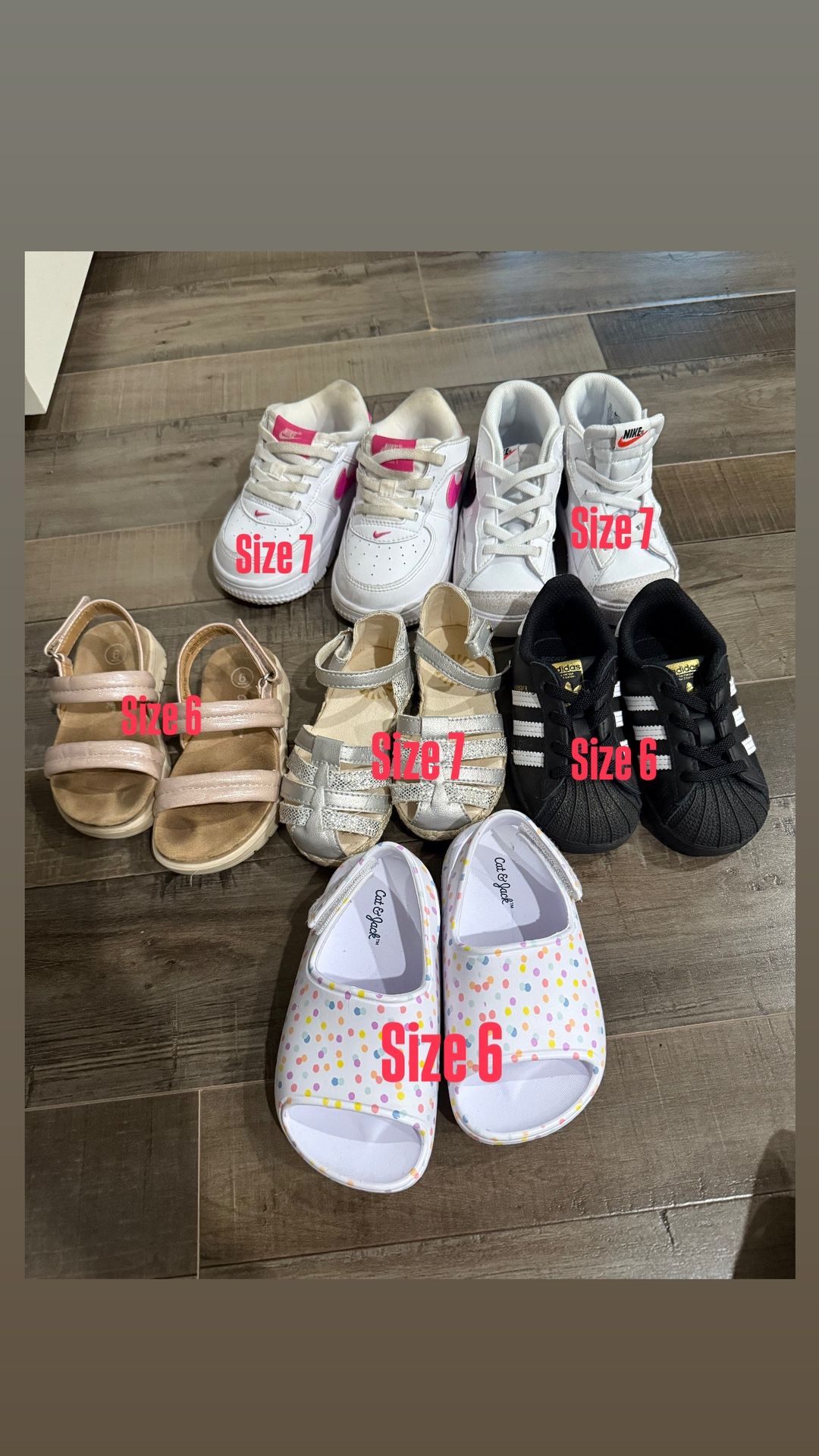 Toddler shoes and Sandals