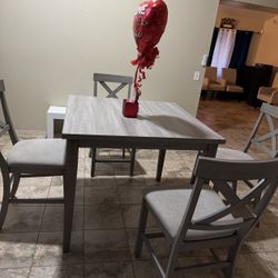 Table and chairs 