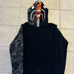 Bathing Ape Double Full Zip up Hoodie