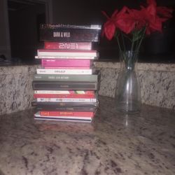 BTS album Covers With Discs and Accessories 