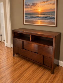 Both Pieces… Beautiful 6  drawers and tv console