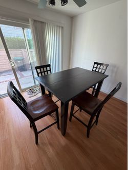 High Extendable Dining Room Table