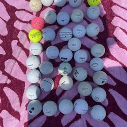 40 Golf balls In Good Condition 