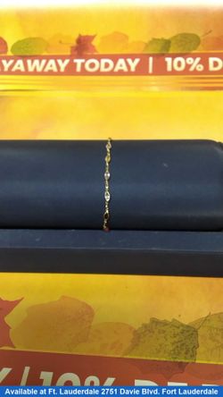Bracelet - Yellow Gold 14k (.585) 3.5 grams 9 inch