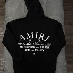 Amiri Art District Black Hoodie 
