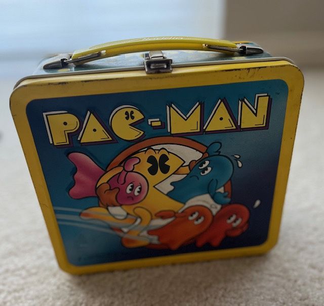 1980’s PAC-Man Lunchbox W/Thermos