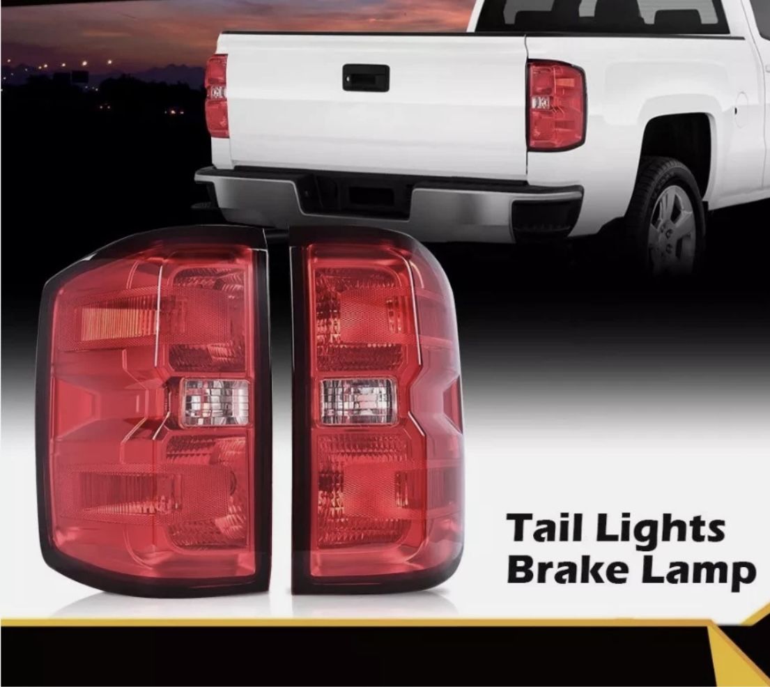 2014-2018 Tail Lights Brake Lamp Pair Fit For Chevy Silverado 1(contact info removed)HD 3500HD