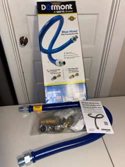 Dormont 16100KIT48 48" Deluxe Gas 1" Connector Kit Snapfast Disconnect