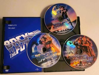 3 BACK TO THE FUTURE MOVIES - PART ONE, TWO AND THREE - DVD'S