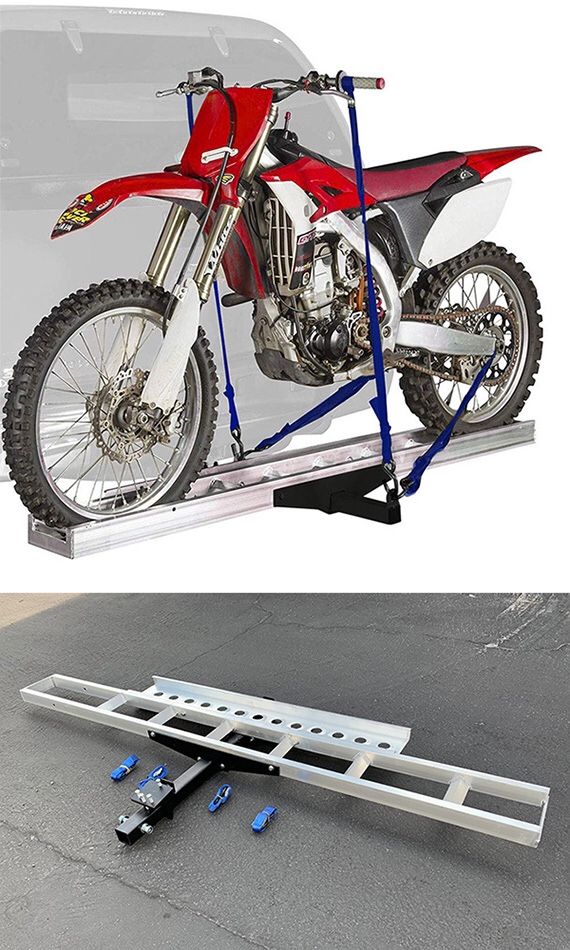 Brand New $75 Aluminum Foldable Motorcycle Loading Ramp, Scooter, Wheel Chair, Motorbike (Max 450 lbs)