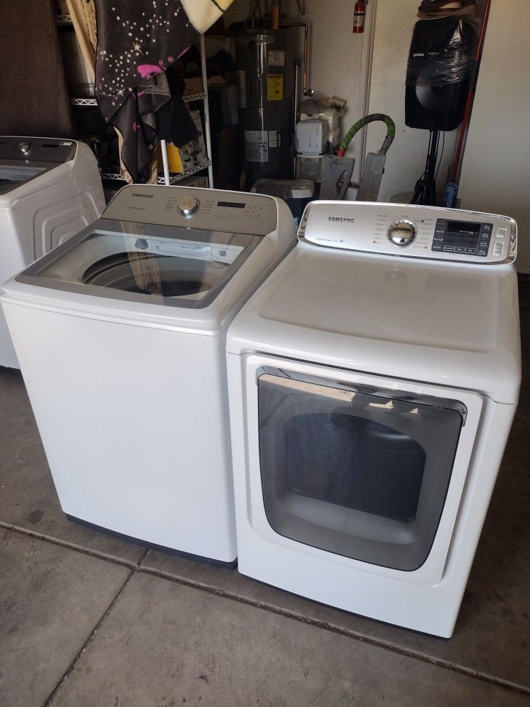 Samsung Washer And Electric Dryer Large Capacity 