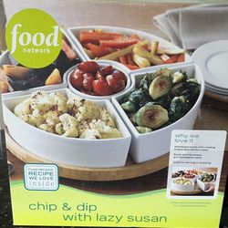 Lazy Susan Chip & Dip Tray 