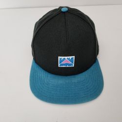 Vintage Vans "OFF THE WALL" Blue Snapback Cap Trucker Hat
