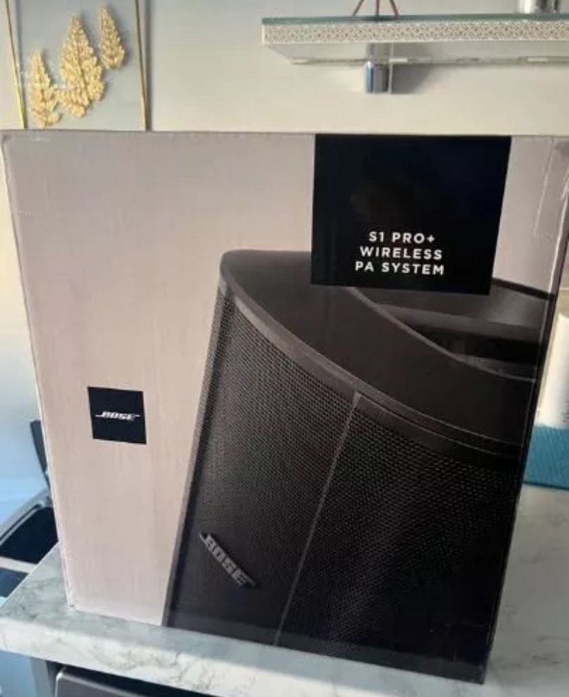 Bose S1 Pro+ Portable Wireless PA System with Bluetooth, Black #(contact info removed)