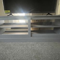 Gray IKEA Tv Stand 