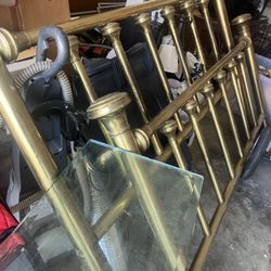 Gold Plated King Size  Bed Head