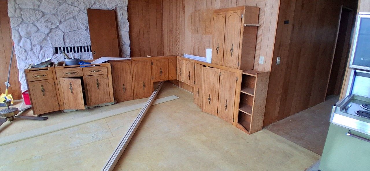 Heaters, Dishwasher, Cabinets